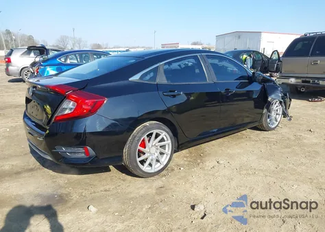 2019 Honda Civic Lx from USA, damaged, VIN 19XFC2F65KE047298
